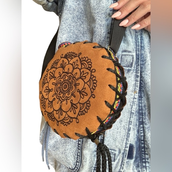 Handmade Faux Suede Rainbow Canteen - Picture 6 of 13